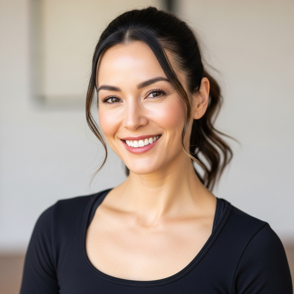 Professional headshot of yoga instructor